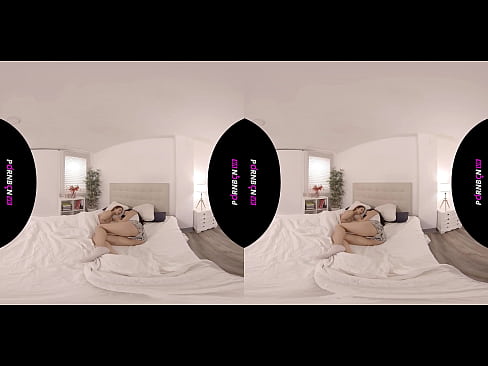 ❤️ PORNBCN VR दोन तरुण लेस्बियन 4K 180 3D व्हर्च्युअल रिअॅलिटीमध्ये खडबडीत जागे झाले जिनिव्हा बेलुची कॅटरिना मोरेनो आमच्याकडे ️❤